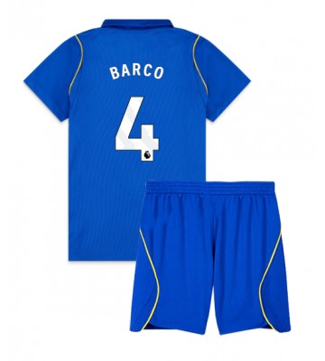 Chelsea Valentin Barco #4 Hemmaställ Barn 2026-27 Kortärmad (+ Korta byxor)